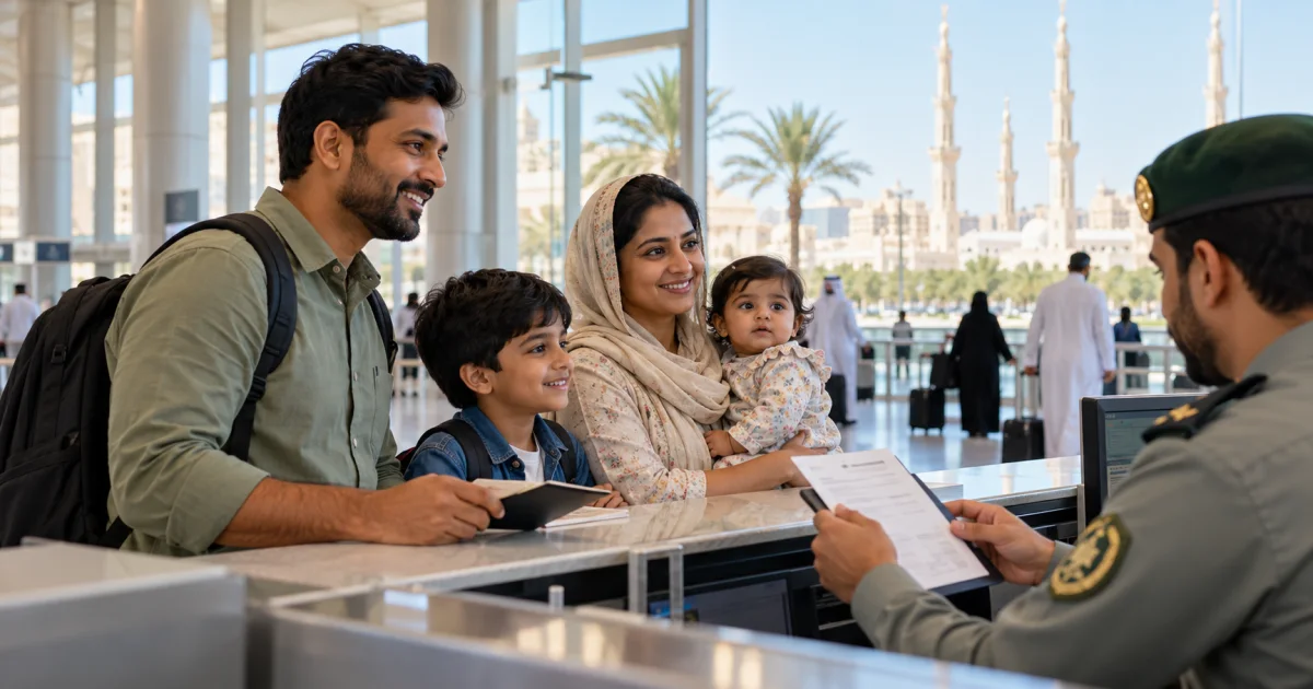 Marriage and Birth Records for a Saudi Family Visit Visa