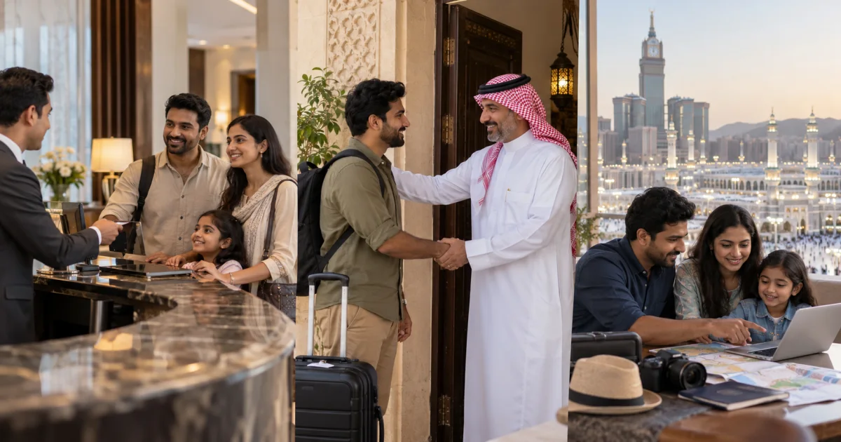 Saudi Accommodation Evidence: Hotel, Resident Host and Package Booking