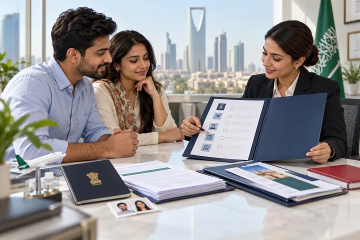 Saudi visa documents checklist review for Indian applicants
